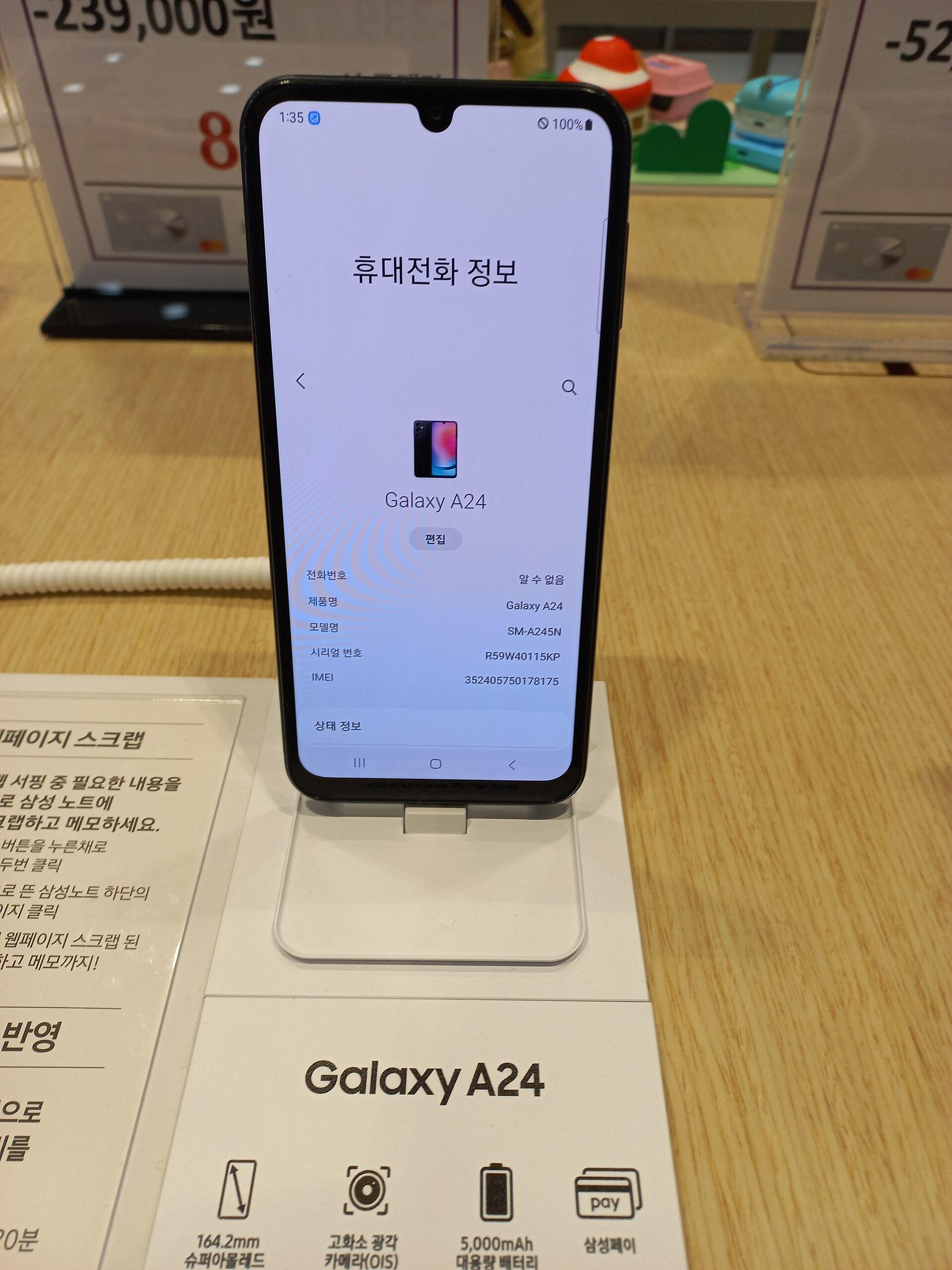 Samsung Galaxy A24